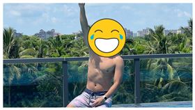 柯有倫曬出身材。（圖／翻攝自臉書）