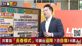 共軍偏愛圍點打援！李正皓：若圍台真敢打美軍福特號？（圖／94要客訴）
