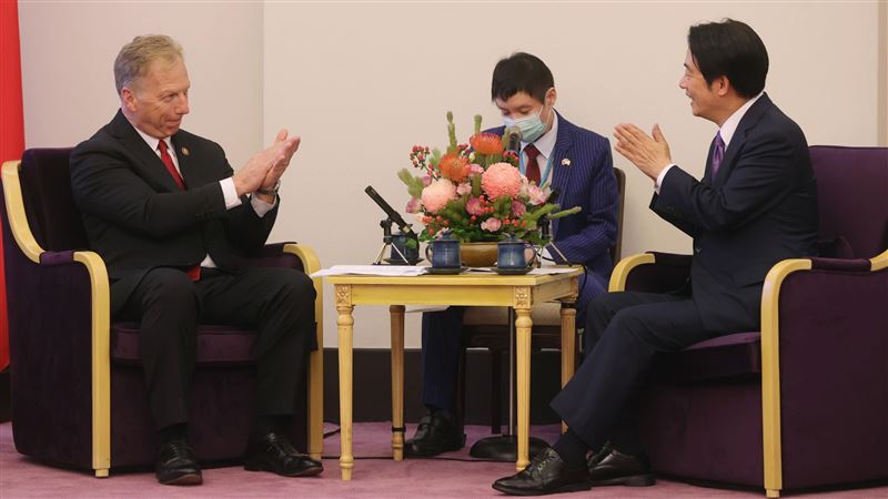 賴清德盼美國提供必要武器並即時送達