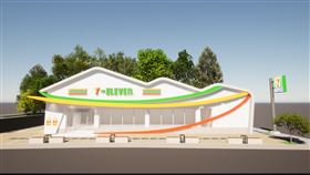 小七桃園復興「羅浮門市」開幕,小七提供