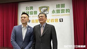 台啤、雲豹4日正式結盟，下季將以「台啤雲豹」名稱出賽。（圖／記者蔡厚瑄攝影）
