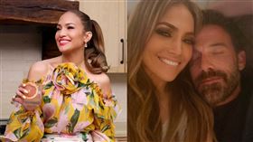 珍妮佛羅培茲保養得宜，年過半百仍閃閃發光，但老公」班艾佛列克就滿臉疲態。(圖/翻攝IG)