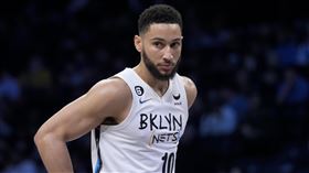 ▲傳言籃網有意和熱火、拓荒者進行西蒙斯（Ben Simmons）的三方交易。（圖／美聯社／達志影像）