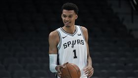 ▲馬刺狀元「法國怪物」溫班亞馬（Victor Wembanyama）確定將在7月7日首次出賽。（圖／美聯社／達志影像）