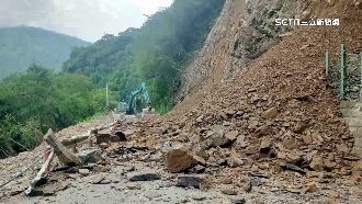 太平山宜專一線土石坍方　4小時連塌2次