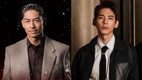 AKIRA(左)、林柏宏合體頒獎宣布最佳視覺效果和最佳短片。（圖／台北電影節提供）