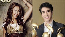 ▲李玟，王力宏。（圖／翻攝自微博）