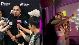 PLG聯盟代理執行長周崇偉性騷啦啦隊影片被流出。（合成圖／PLG聯盟提供、翻攝自FB）