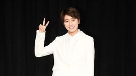 鄭靚歆出席BL劇《免疫屏蔽》記者會。