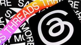 Meta旗下社群品牌Instagram（IG）推出主打文字對話的應用程式Threads。（圖／路透社／達志影像）