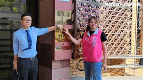 ▲民進黨立委參選人曾柏瑜赴台北地檢署，告發侯漢廷誣告。（圖／記者楊佩琪攝）