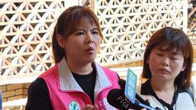 ▲民進黨立委參選人曾柏瑜赴台北地檢署，告發侯漢廷誣告。（圖／記者楊佩琪攝）