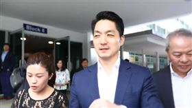 蔣萬安稱見好朋友。（圖／洪婉臻辦公室提供）