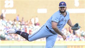 ▲藍鳥馬諾亞（Alek Manoah）下放新人聯盟回歸，先發6局僅失1分。（圖／美聯社／達志影像）