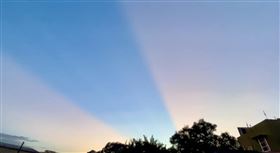 雲隙光。（圖／網友授權提供）