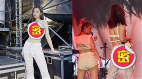 安心亞昨7日身穿白色比基尼搭配蕾絲長褲勁歌熱舞。（圖／寬寬整合行銷提供）