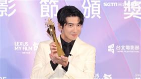 傅孟柏以《本日公休》拿下最佳男配角。（圖／記者楊澍攝影）