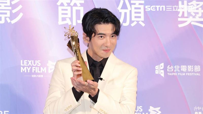 台北電影節／傅孟柏奪男配當眾掏出這一物