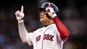 ▲張育成重返大聯盟，9日凌晨4點續戰運動家。（圖／翻攝自紅襪推特）