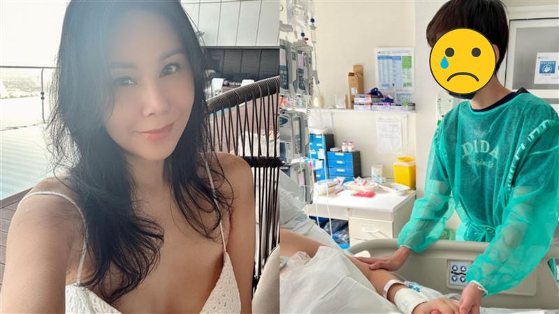 洪曉蕾手術後脫險　轉一般病房兒在旁守候