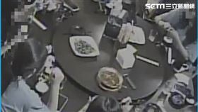大道創意料理快炒曝光監視器畫面，老闆提供