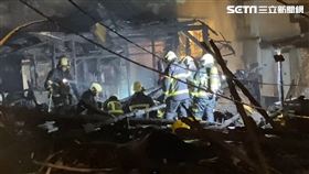 火災,台北,環河北路,空屋,倒塌,壓住,逃生不及（圖／翻攝畫面）