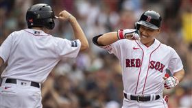 ▲吉田正尚敲出本季第10發全壘打，也是這場比賽的致勝轟。（圖／翻攝自紅襪隊官方推特）