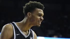 聖安東尼奧馬刺新科狀元溫班亞瑪（Victor Wembanyama）。（圖／美聯社／達志影像）