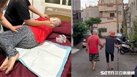 癱瘓婦與孝子／記者張雅筑攝