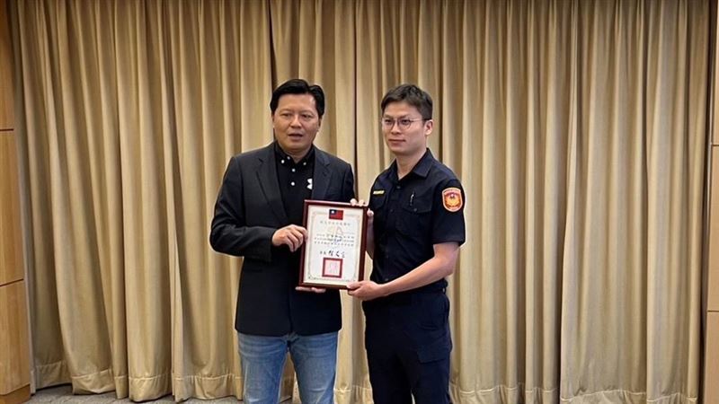 推高風險家庭安全網！　警所長獲頒獎肯定