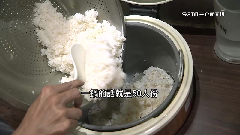 大鍋白飯50人份耗時　熱炒店：得40分鐘