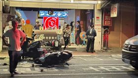 胖老爹,3車追撞,連環車禍,得來速