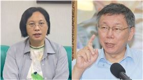 賴香伶，柯文哲(賴香伶辦公室提供、資料照)