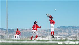 新埔小學棒球隊赴美移地訓練／北美台灣一級棒聯盟提供