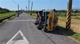 宜蘭,車禍,娃娃車,翻車,