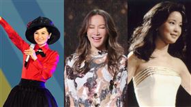 鄧麗君、李玟、鳳飛飛。（圖／翻攝自微博）