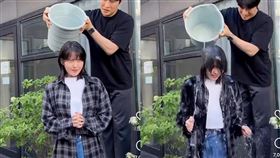 IU透過淋冰桶挑戰呼籲大眾關注漸凍人。(圖／翻攝自IU IG)
