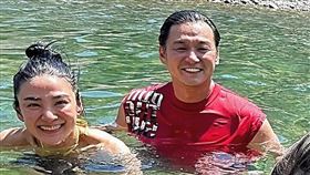 洪小鈴和張天霖。（翻攝自臉書