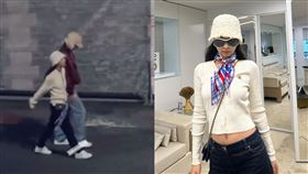 ▲V（金泰亨）和Jennie。（圖／翻攝自IG，微博）