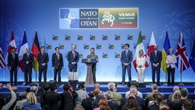 不只談俄烏戰爭！北約峰會憂「台海爆戰事」：今日烏克蘭，明日亞洲。（圖／美聯社／達志影像）