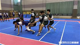 台灣男子卡巴迪代表隊訓練。（圖／記者蔡厚瑄攝影）