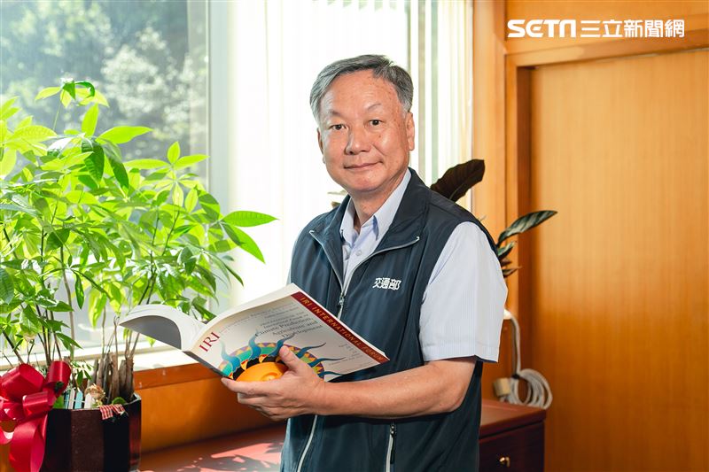 氣象局局長鄭明典三立新聞網專訪。（圖／記者楊澍攝影）