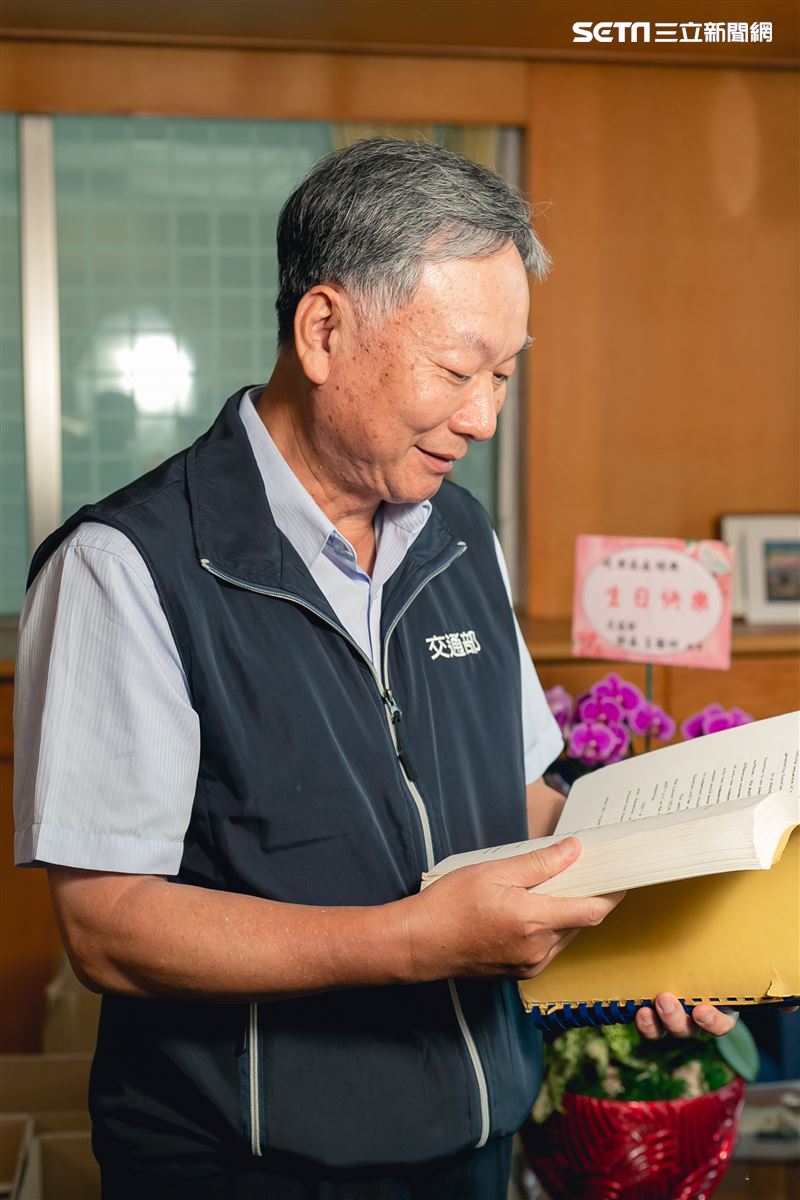 氣象局局長鄭明典三立新聞網專訪。（圖／記者楊澍攝影）