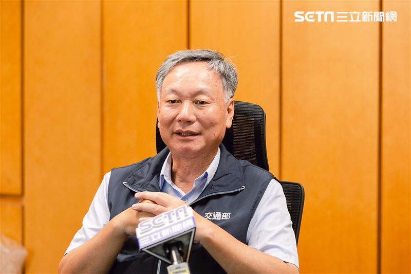 氣象局局長鄭明典三立新聞網專訪。（圖／記者楊澍攝影）