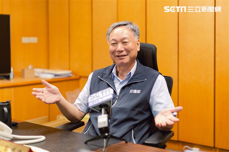 氣象局局長鄭明典三立新聞網專訪。（圖／記者楊澍攝影）