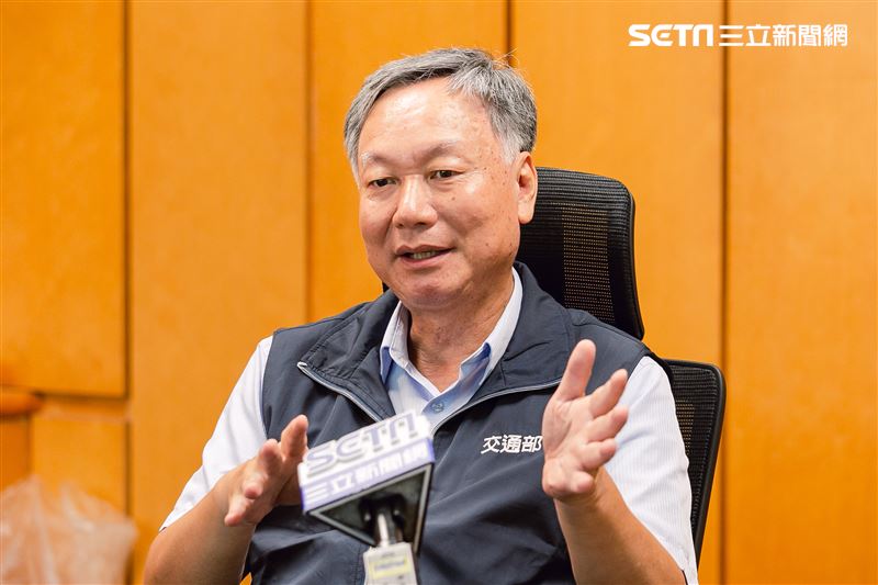 氣象局局長鄭明典三立新聞網專訪。（圖／記者楊澍攝影）