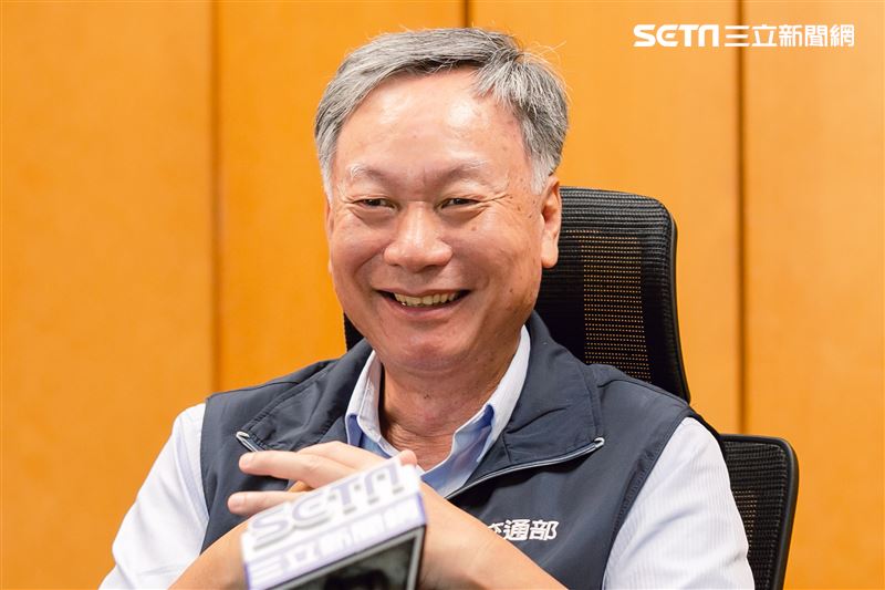 氣象局局長鄭明典三立新聞網專訪。（圖／記者楊澍攝影）