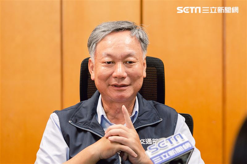 氣象局局長鄭明典三立新聞網專訪。（圖／記者楊澍攝影）