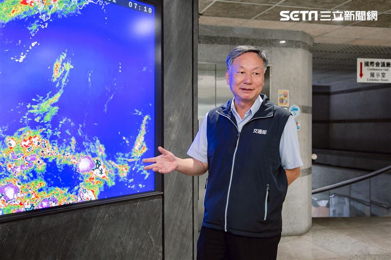 氣象局局長鄭明典三立新聞網專訪。（圖／記者楊澍攝影）