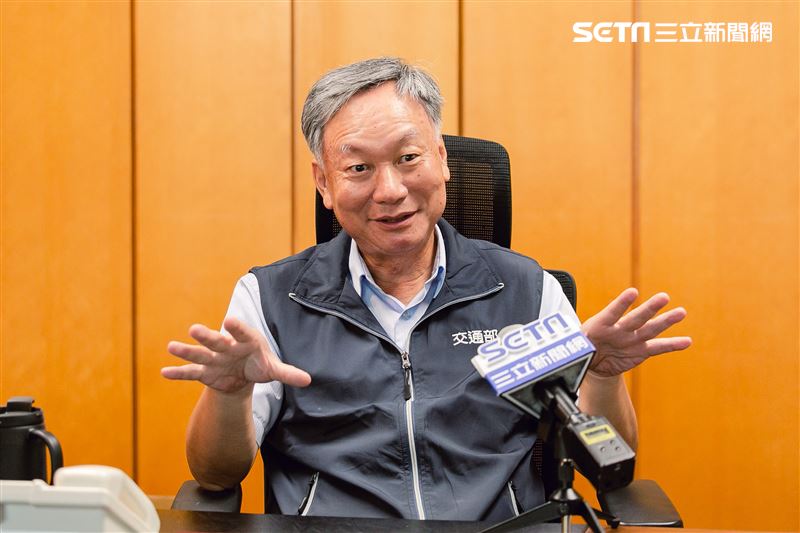 氣象局局長鄭明典三立新聞網專訪。（圖／記者楊澍攝影）